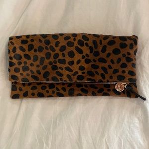 Claire V fold over clutch